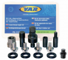 VAR 23 Kit riparazione filetto pedivella/guarnitura completo di maschi